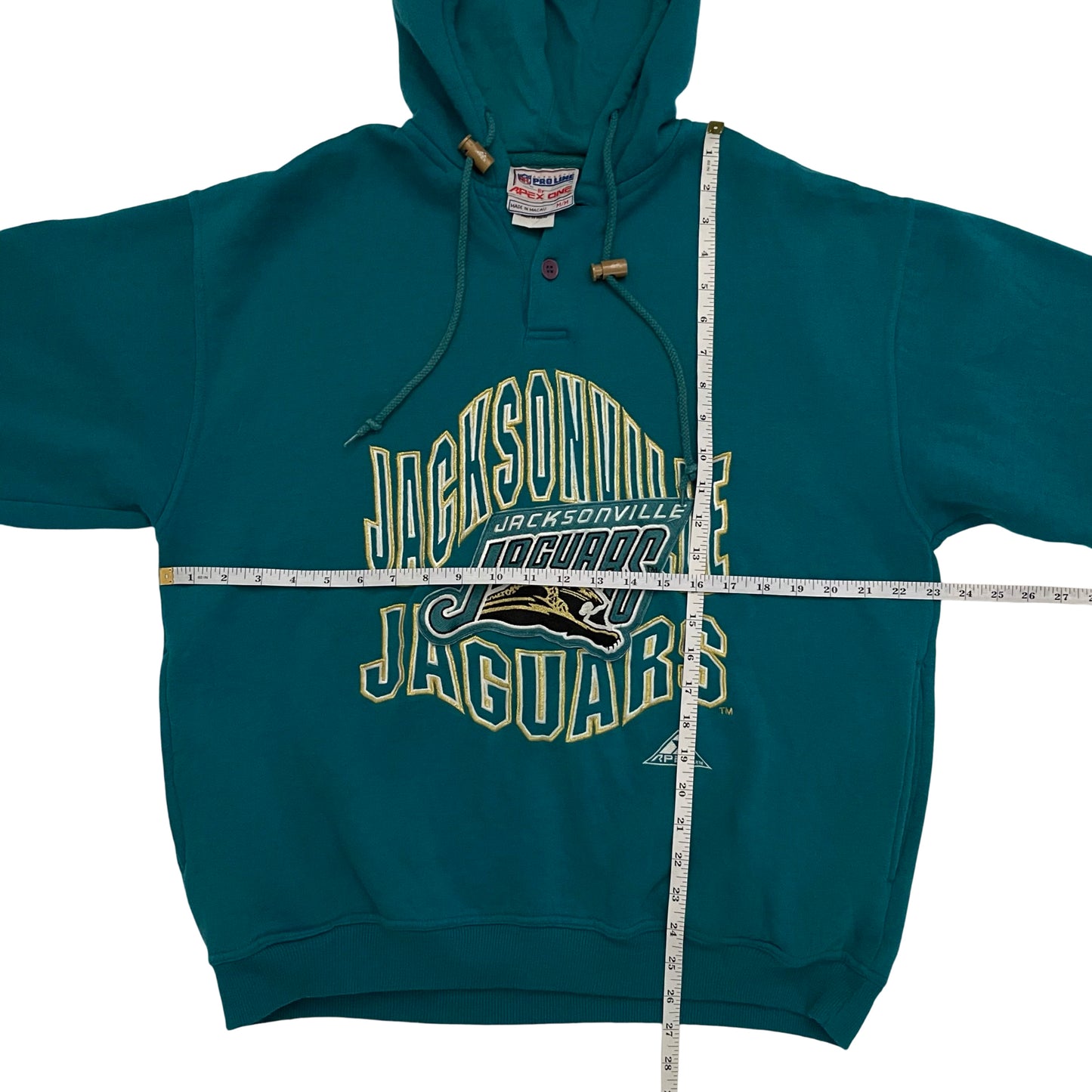 Vintage Jacksonville Jaguars embroidered APEX hoodie size MEDIUM