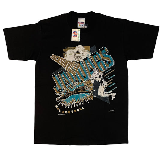 Vintage Jacksonville Jaguars 1993 DEADSTOCK banned logo shirt size XL
