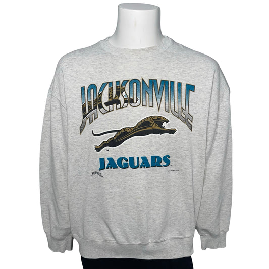 Vintage Jacksonville Jaguars 1993 NUTMEG banned logo sweatshirt size XL