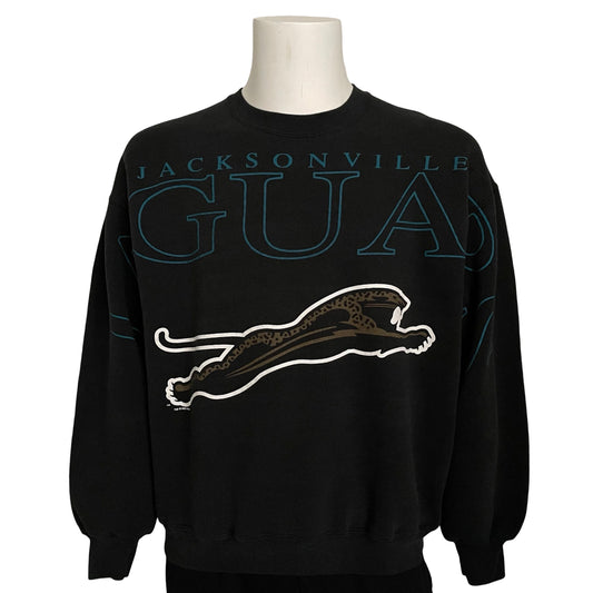 Vintage Jacksonville Jaguars 1993 banned logo sweatshirt size LARGE