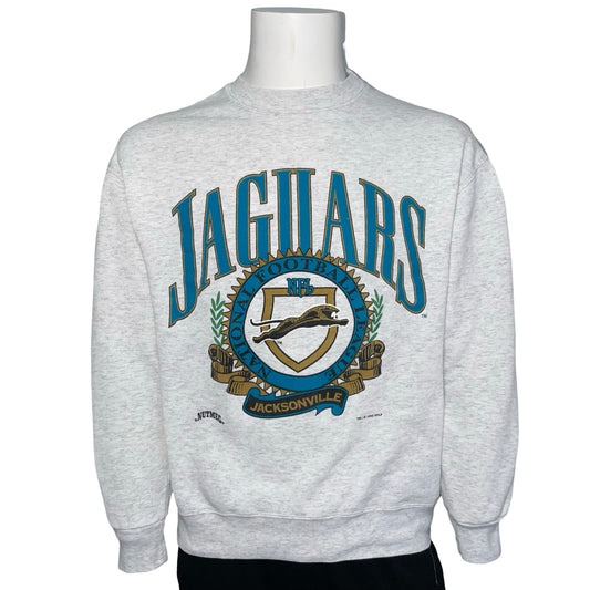 Vintage Jacksonville Jaguars 1993 NUTMEG banned logo sweatshirt size MEDIUM