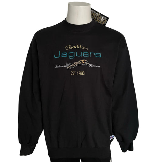Vintage Jacksonville Jaguars 1993 embroidered DEADSTOCK sweatshirt size XL