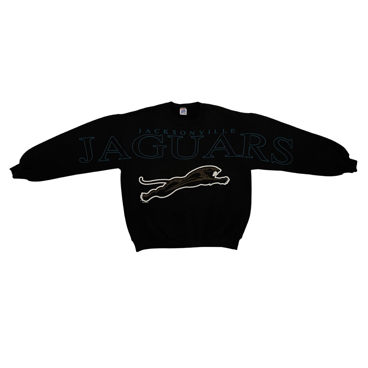 Vintage Jacksonville Jaguars 1993 banned logo sweatshirt size LARGE