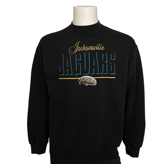 Vintage Jacksonville Jaguars LOGO ATHLETIC embroidered sweatshirt size LARGE