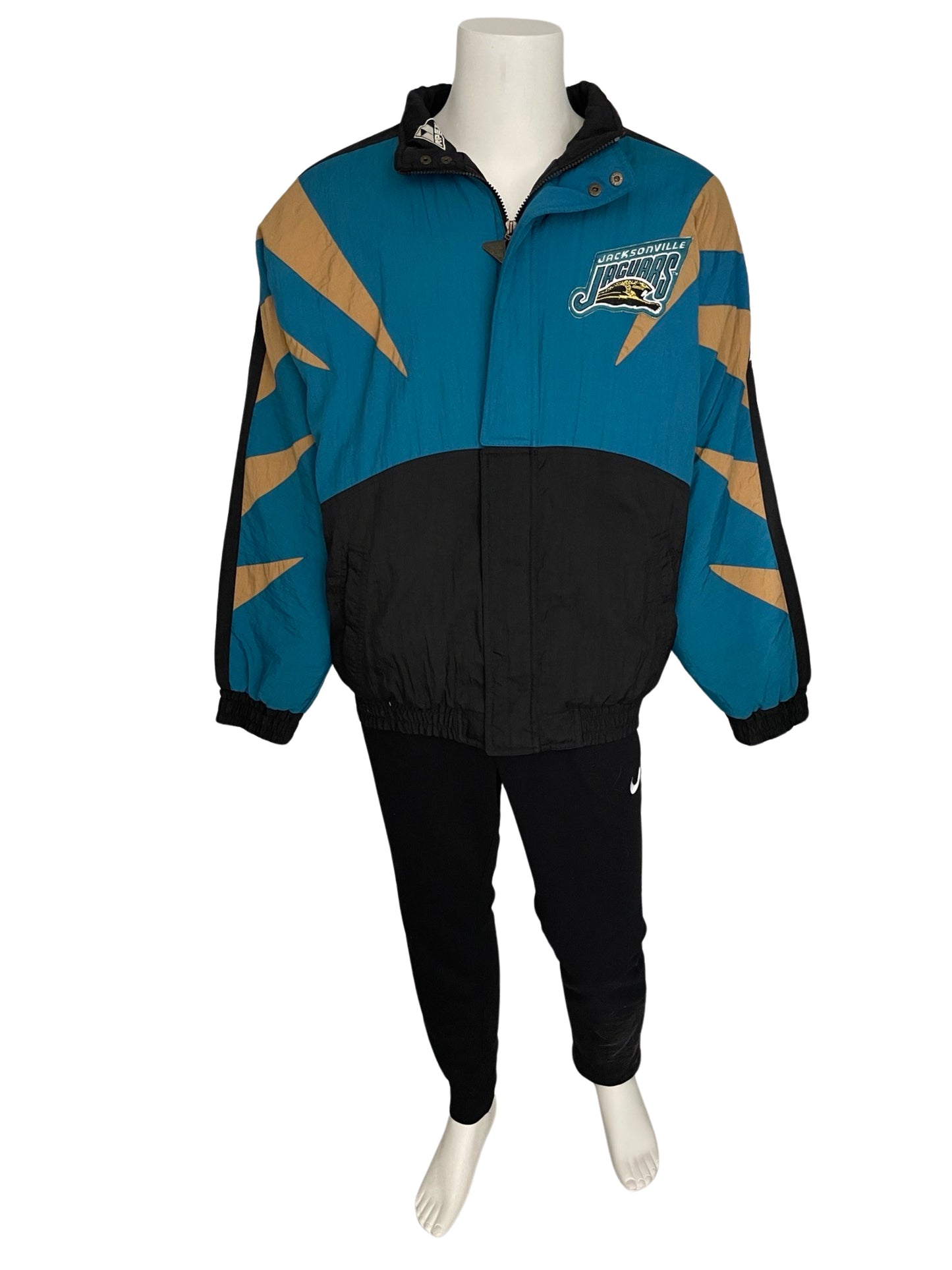 Vintage Jacksonville Jaguars banned logo APEX jacket size XL