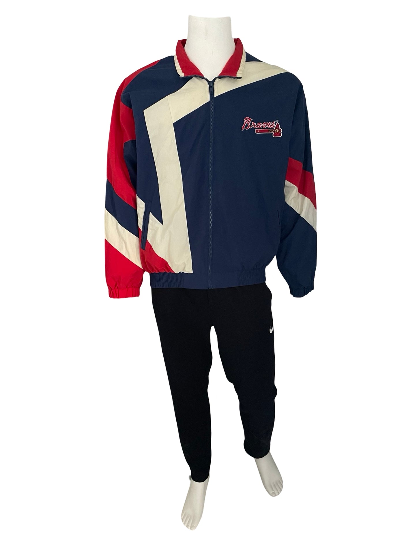 Vintage Atlanta Braves STARTER windbreaker size MEDIUM
