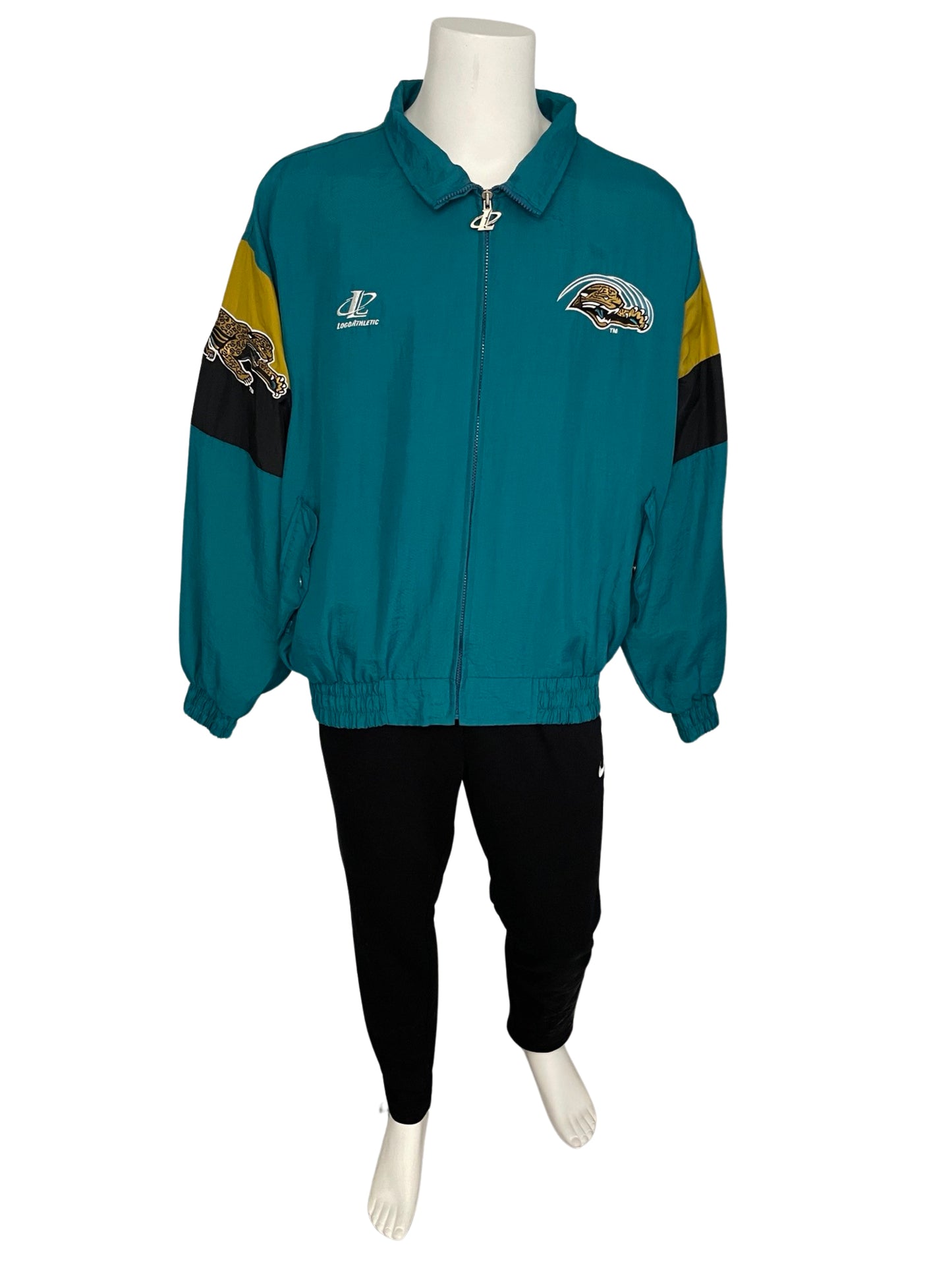 Vintage Jacksonville Jaguars LOGO ATHLETIC windbreaker size XL
