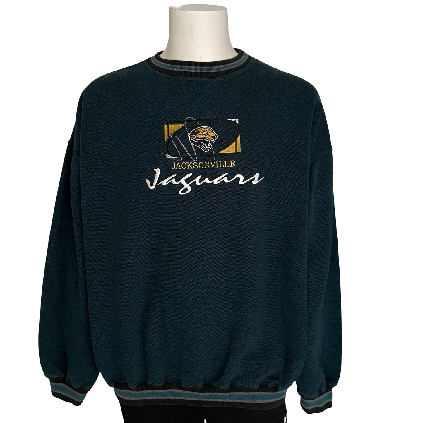 Vintage Jacksonville Jaguars embroidered sweatshirt size 2XL
