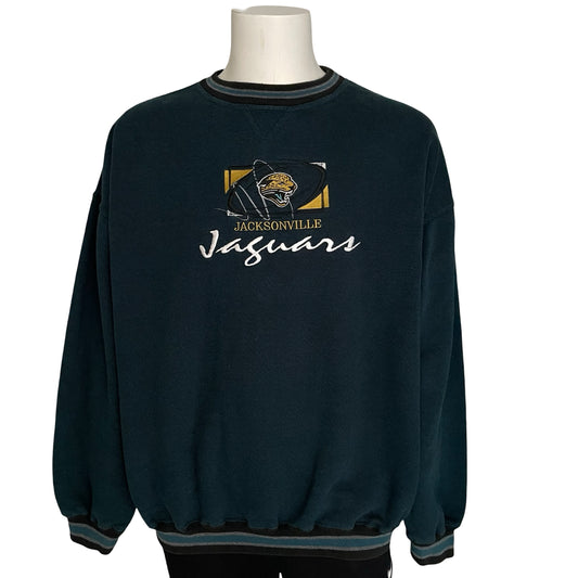 Vintage Jacksonville Jaguars embroidered sweatshirt size 2XL
