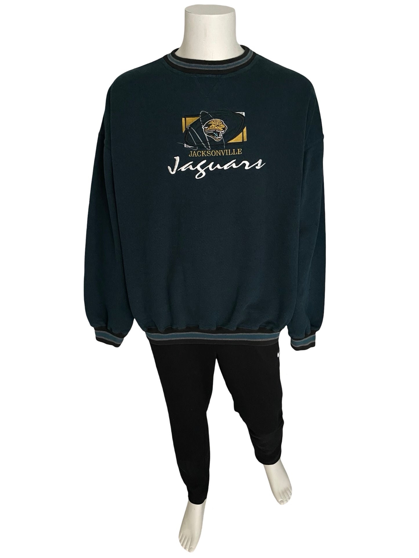 Vintage Jacksonville Jaguars embroidered sweatshirt size 2XL