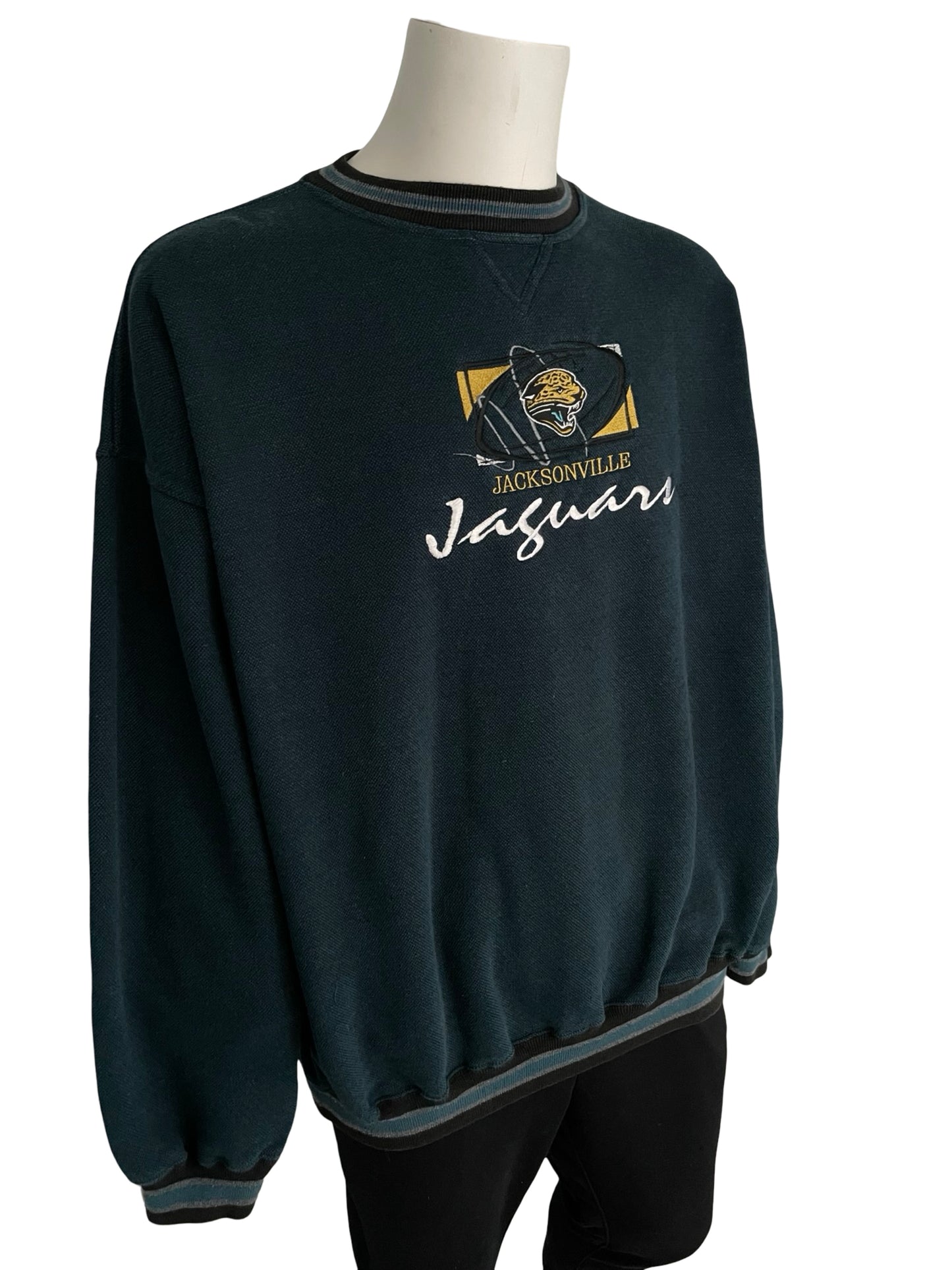 Vintage Jacksonville Jaguars embroidered sweatshirt size 2XL