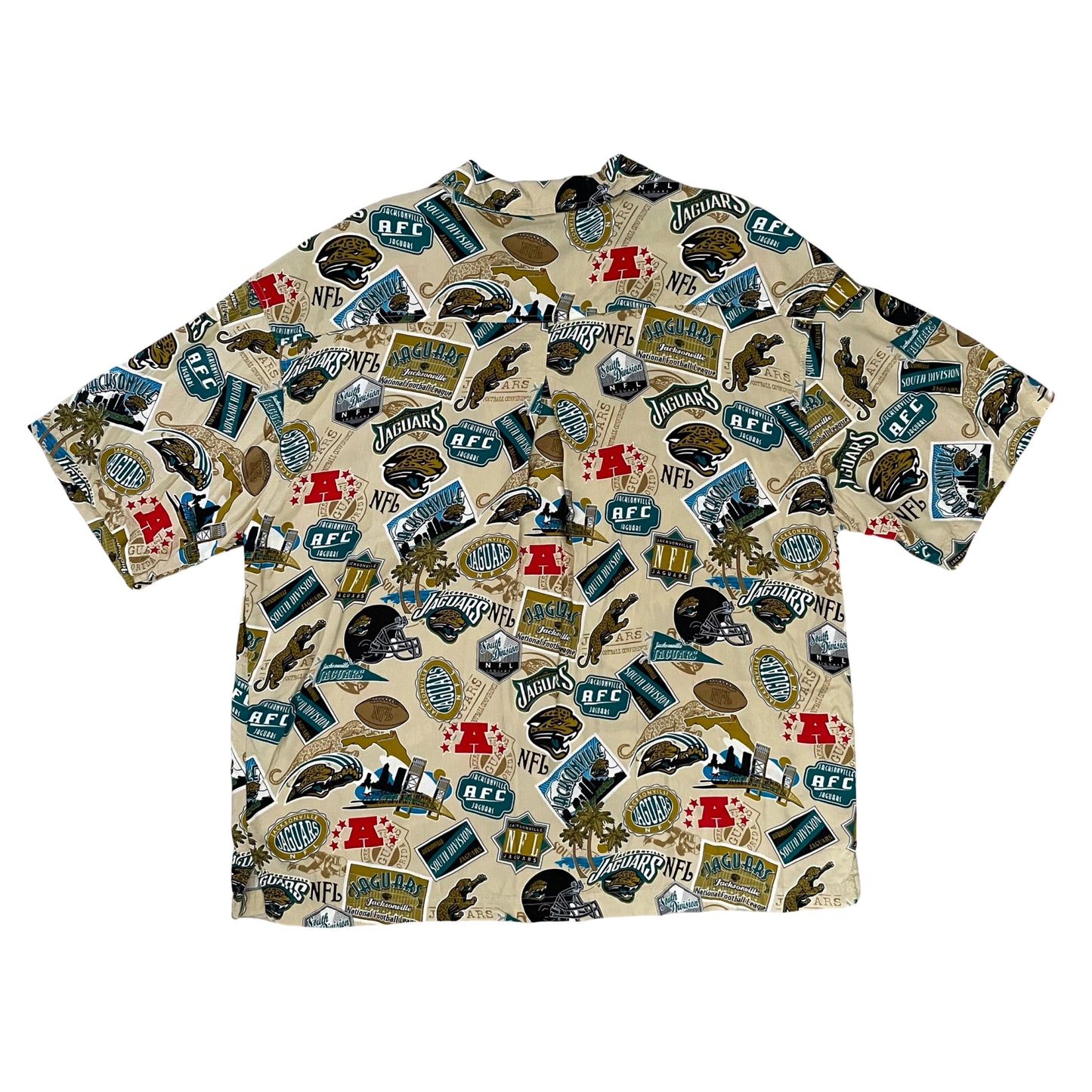 Vintage Jacksonville Jaguars Hawaiian shirt size 2XL