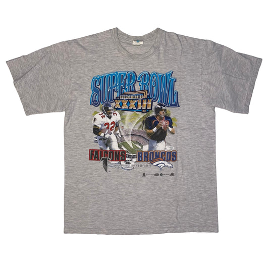 Denver Broncos Atlanta Falcons Vintage Super Bowl shirt size XL
