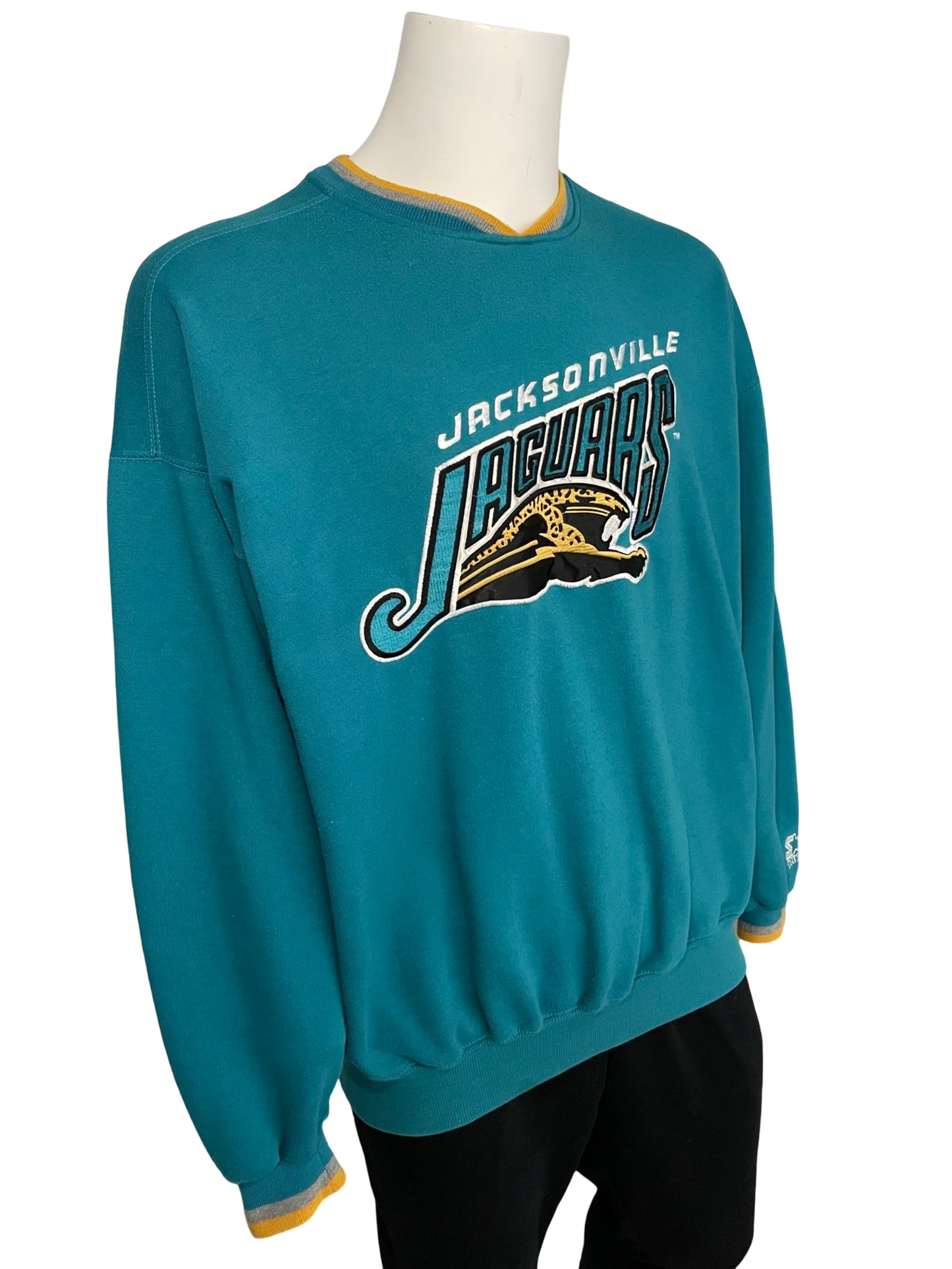 Vintage Jacksonville Jaguars embroidered STARTER sweatshirt size XL