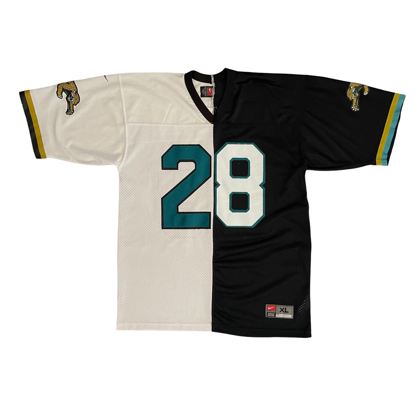 Vintage Jacksonville Jaguars Fred Taylor NIKE split jersey size XL