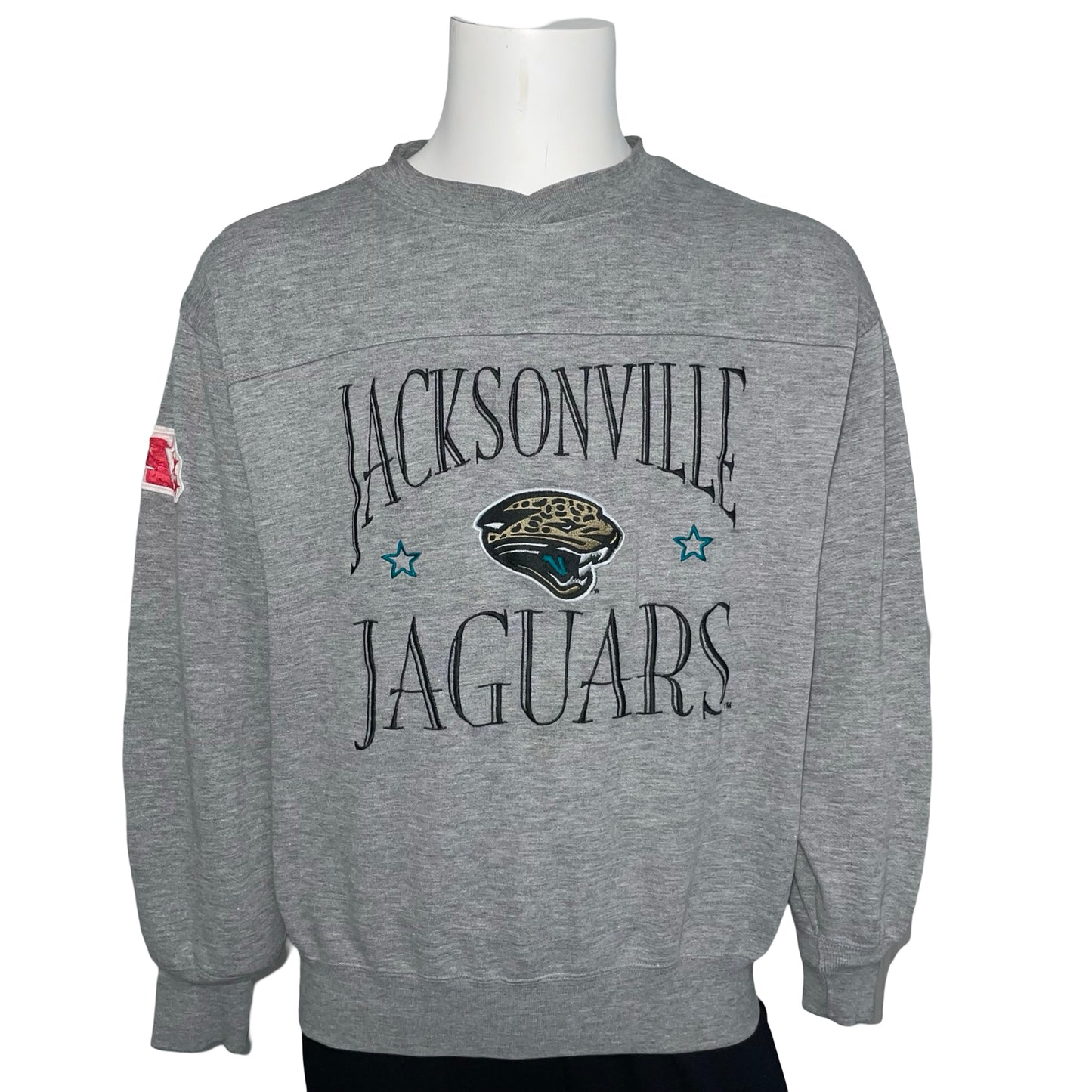 Vintage Jacksonville Jaguars embroidered sweatshirt size MEDIUM