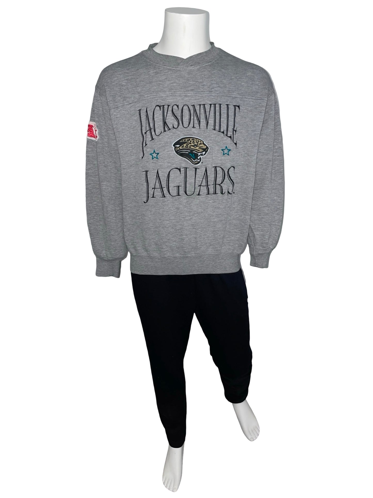 Vintage Jacksonville Jaguars embroidered sweatshirt size MEDIUM