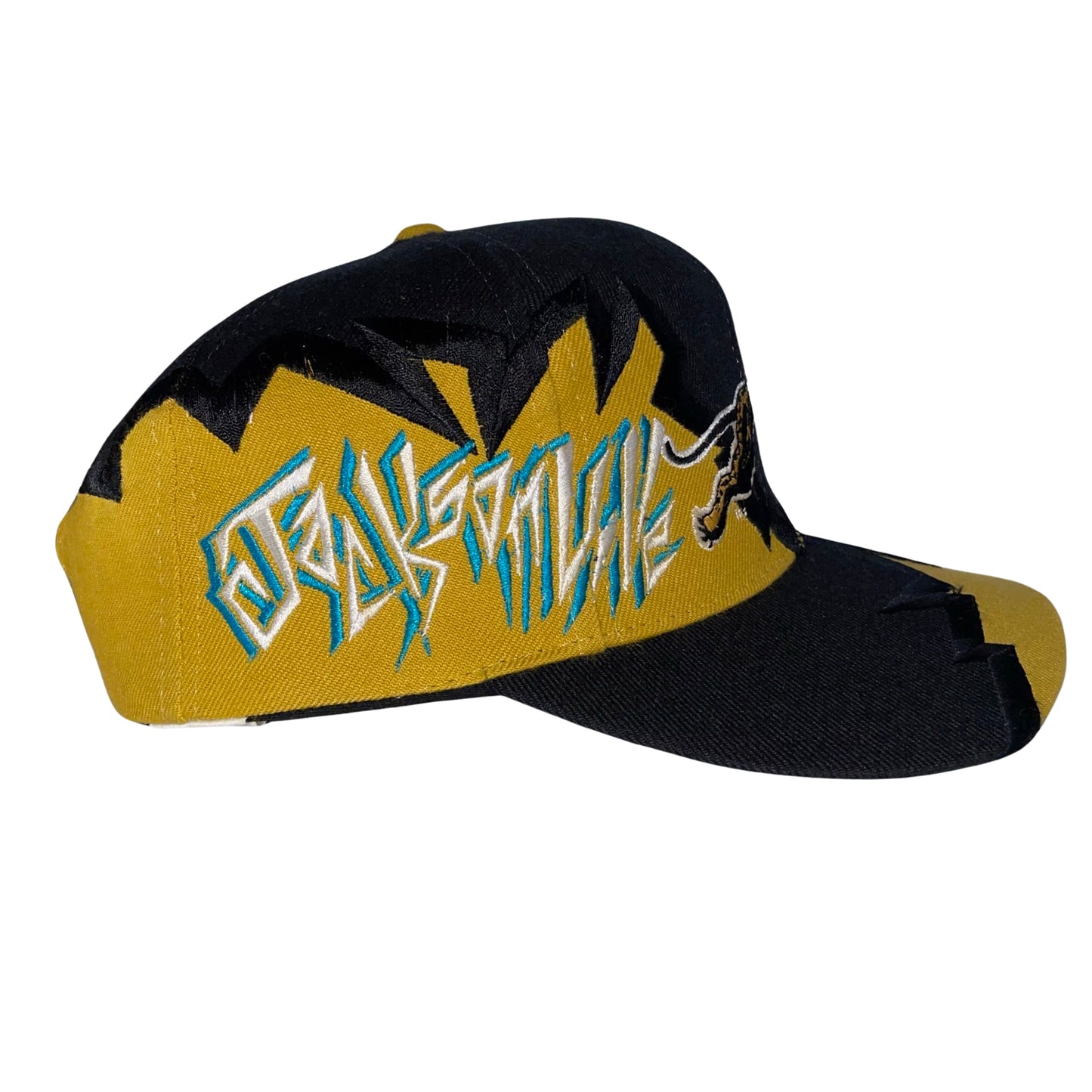 Vintage Jacksonville Jaguars RARE DREW PEARSON banned logo "Jagged Edge" hat