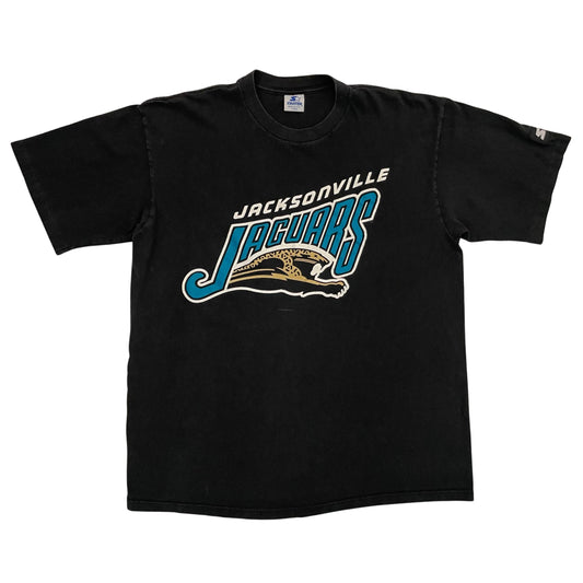 Vintage Jacksonville Jaguars 1993 banned logo STARTER shirt size LARGE