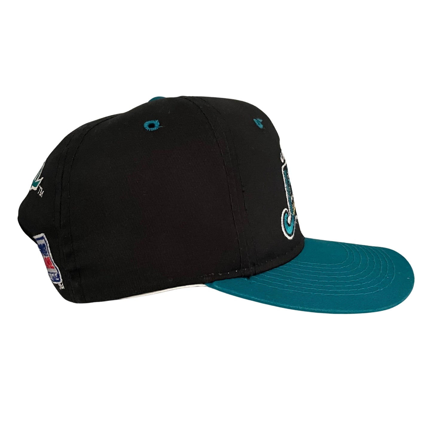 Vintage Jacksonville Jaguars SPORTS SPECIALTIES "Backscript" banned logo hat