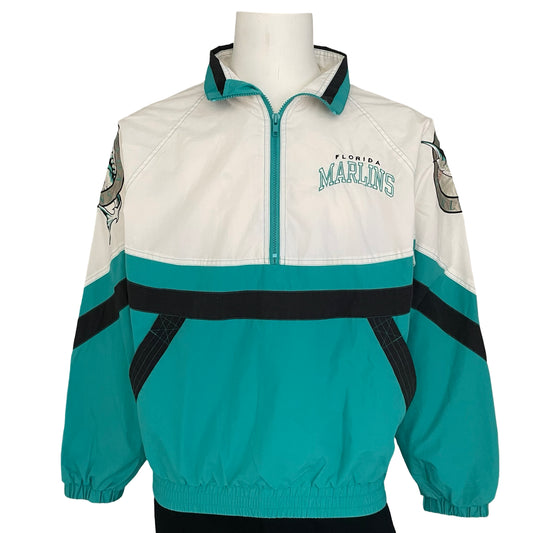 Vintage Miami / Florida Marlins STARTER windbreaker size MEDIUM
