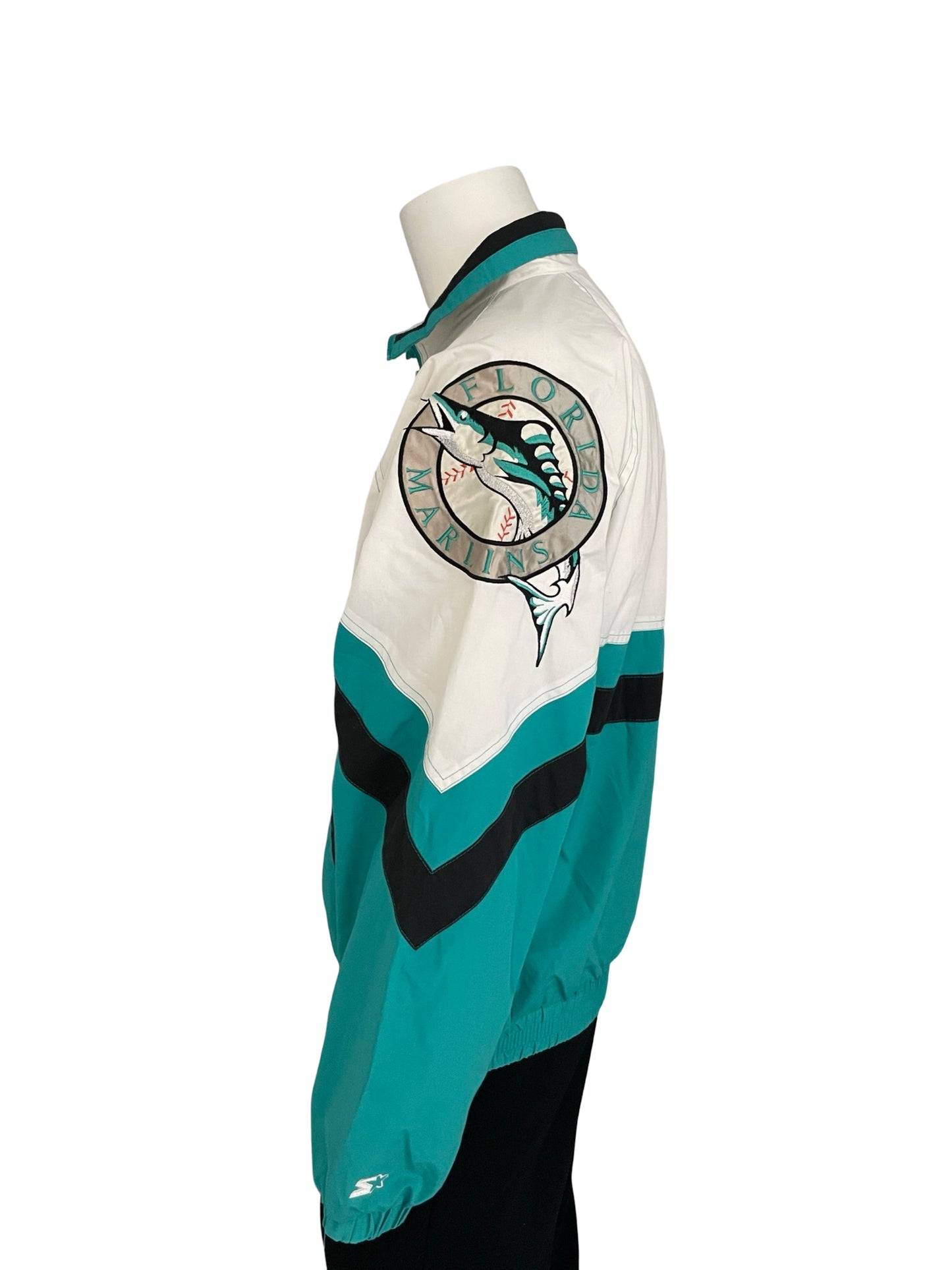 Vintage Miami / Florida Marlins STARTER windbreaker size MEDIUM