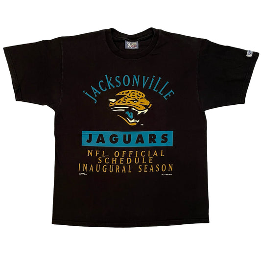 Vintage Jacksonville Jaguars 1995 schedule shirt size XL