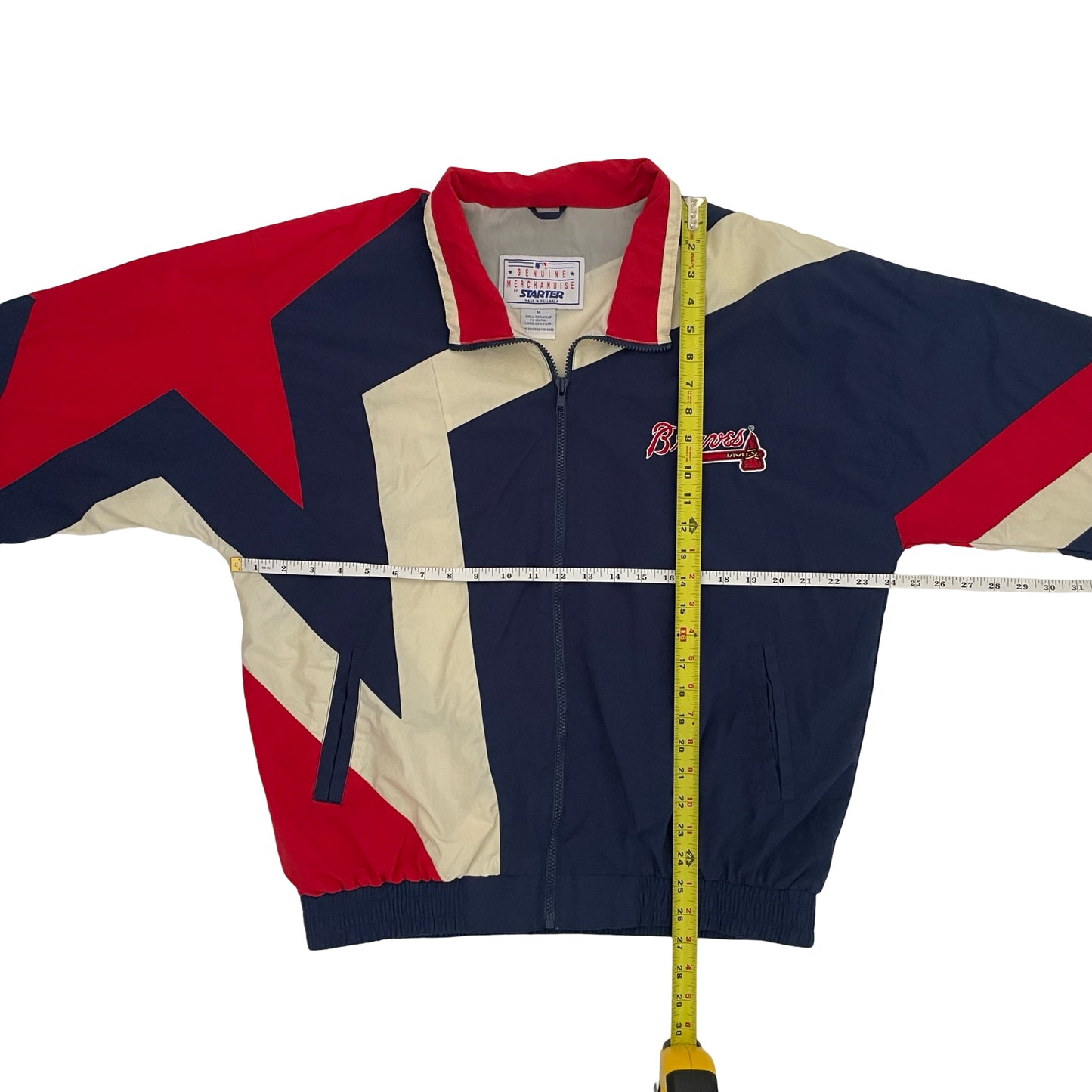 Vintage Atlanta Braves STARTER windbreaker size MEDIUM