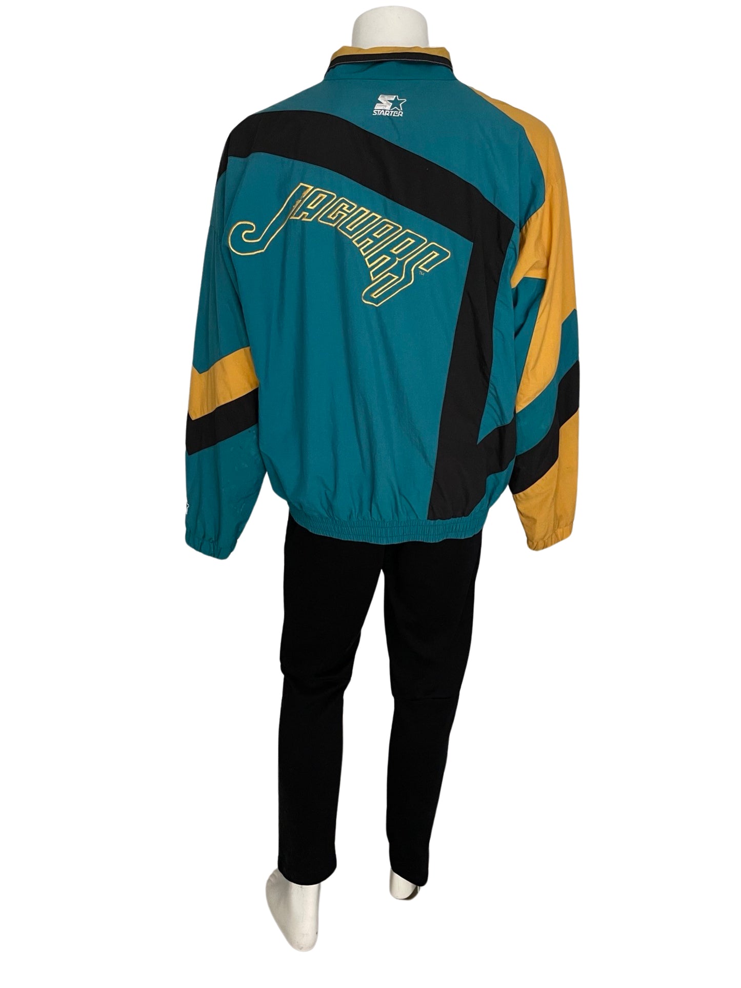 Vintage Jacksonville Jaguars banned logo STARTER windbreaker size XL