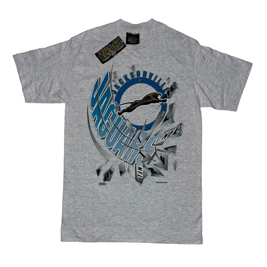 Vintage Jacksonville Jaguars 1994 DEADSTOCK banned logo shirt size LARGE