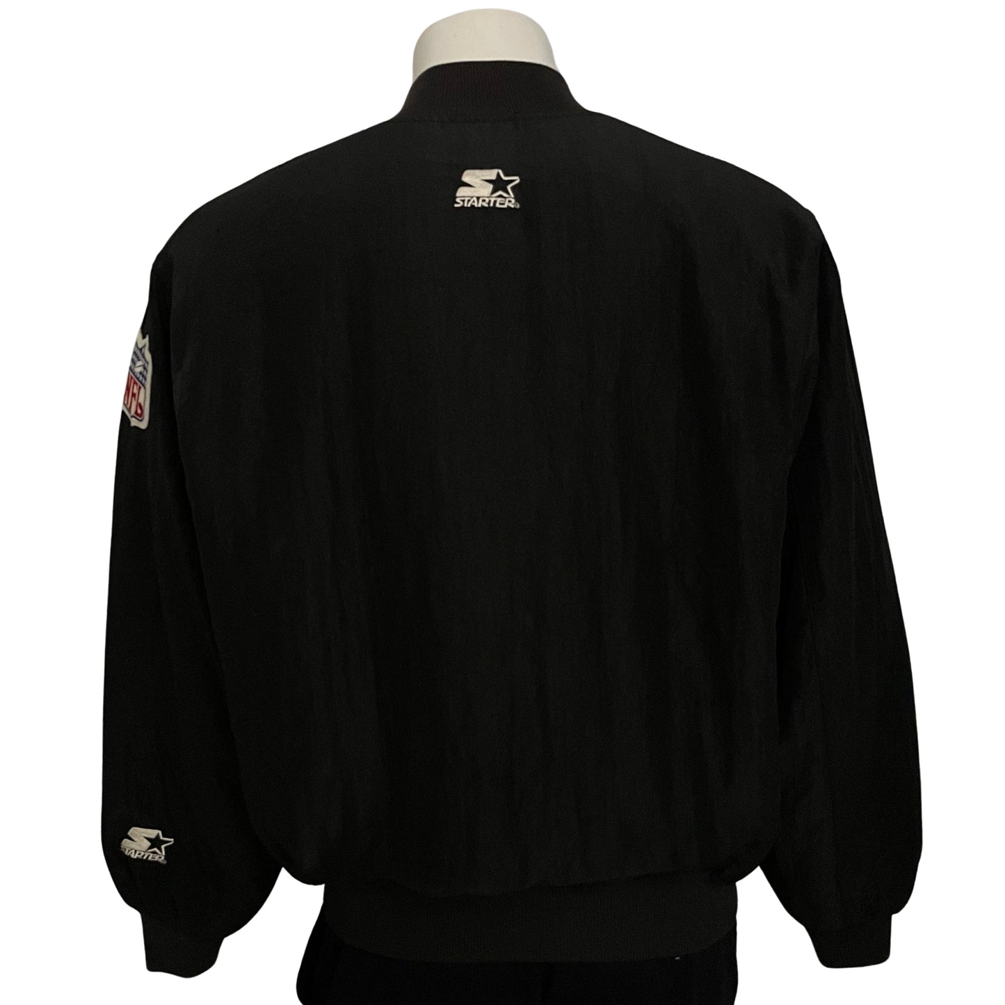 Vintage Jacksonville Jaguars STARTER banned logo bomber jacket size LARGE