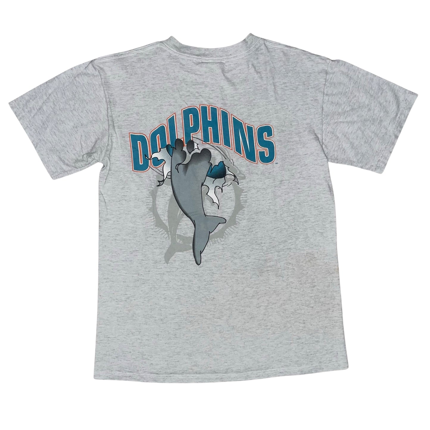 Vintage Miami Dolphins 1993 Two-Sided NUTMEG shirt size MEDIUM